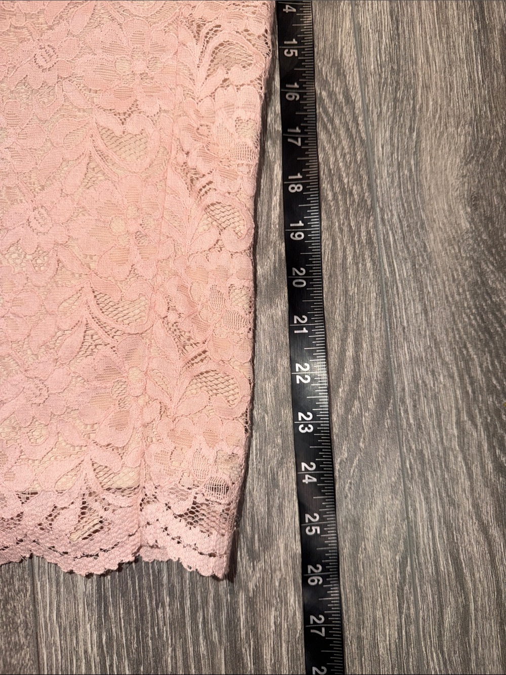 Express Dusty Pink Lace Pencil Skirt Women’s 00 - Picture 7 of 9